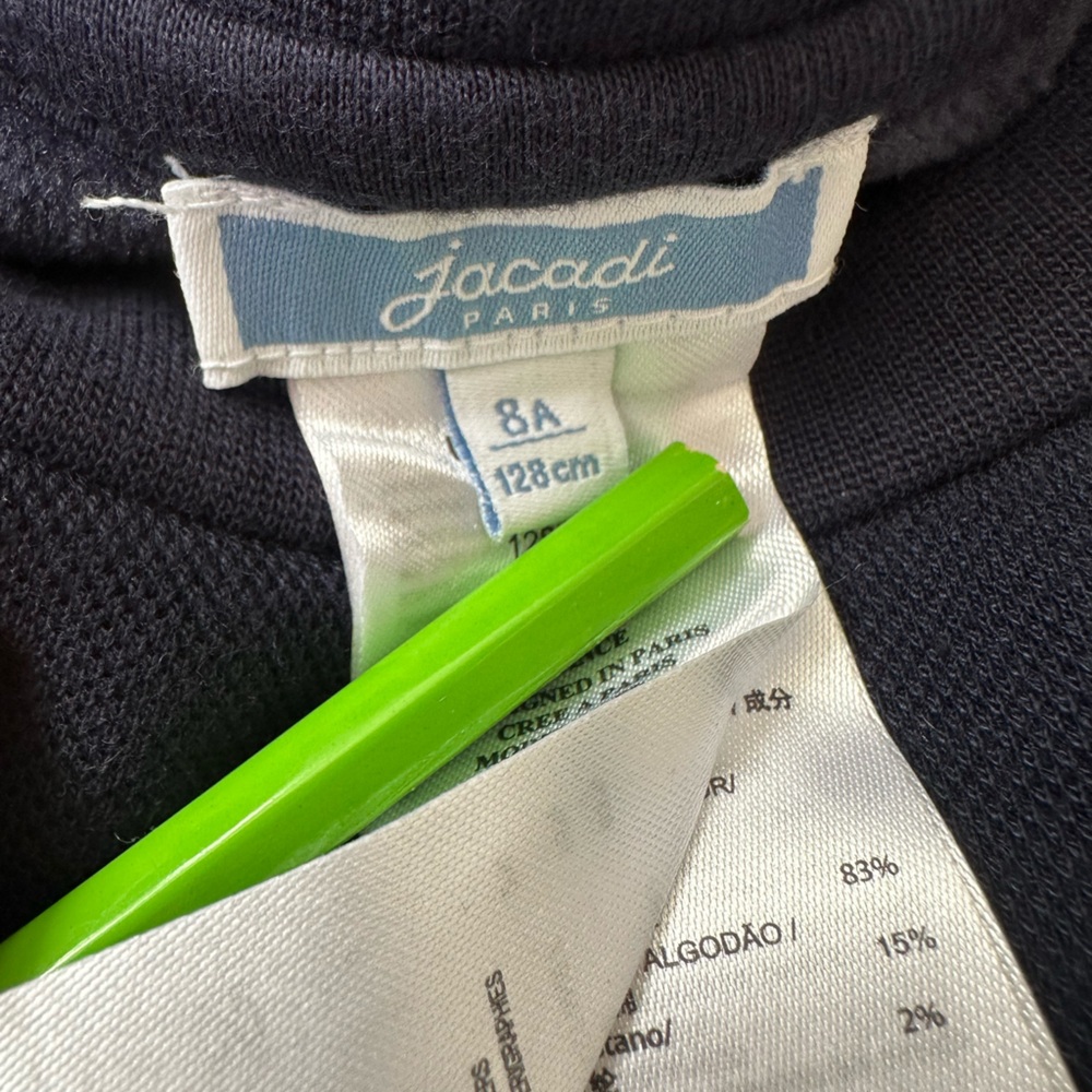 Jacadi Dark Blue Logo Fleece Sweatshirt - Picture 5 of 5